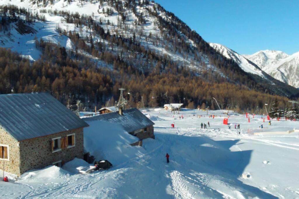 Appartement Studio Front De Neige, Acces Direct Aux Pistes Isola 2000 Exterior photo